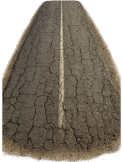 Cracked Road PNG Transparent – Realistic Damaged Asphalt Road cracked road png transparent damaged asphalt road texture realistic highway surface