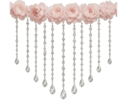 Crystal Toran PNG – Elegant Wedding Toran PNG Transparent crystal toran png elegant floral toran png transparent wedding decoration hanging with crystal beads
