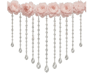 crystal toran png elegant floral toran png transparent wedding decoration hanging with crystal beads