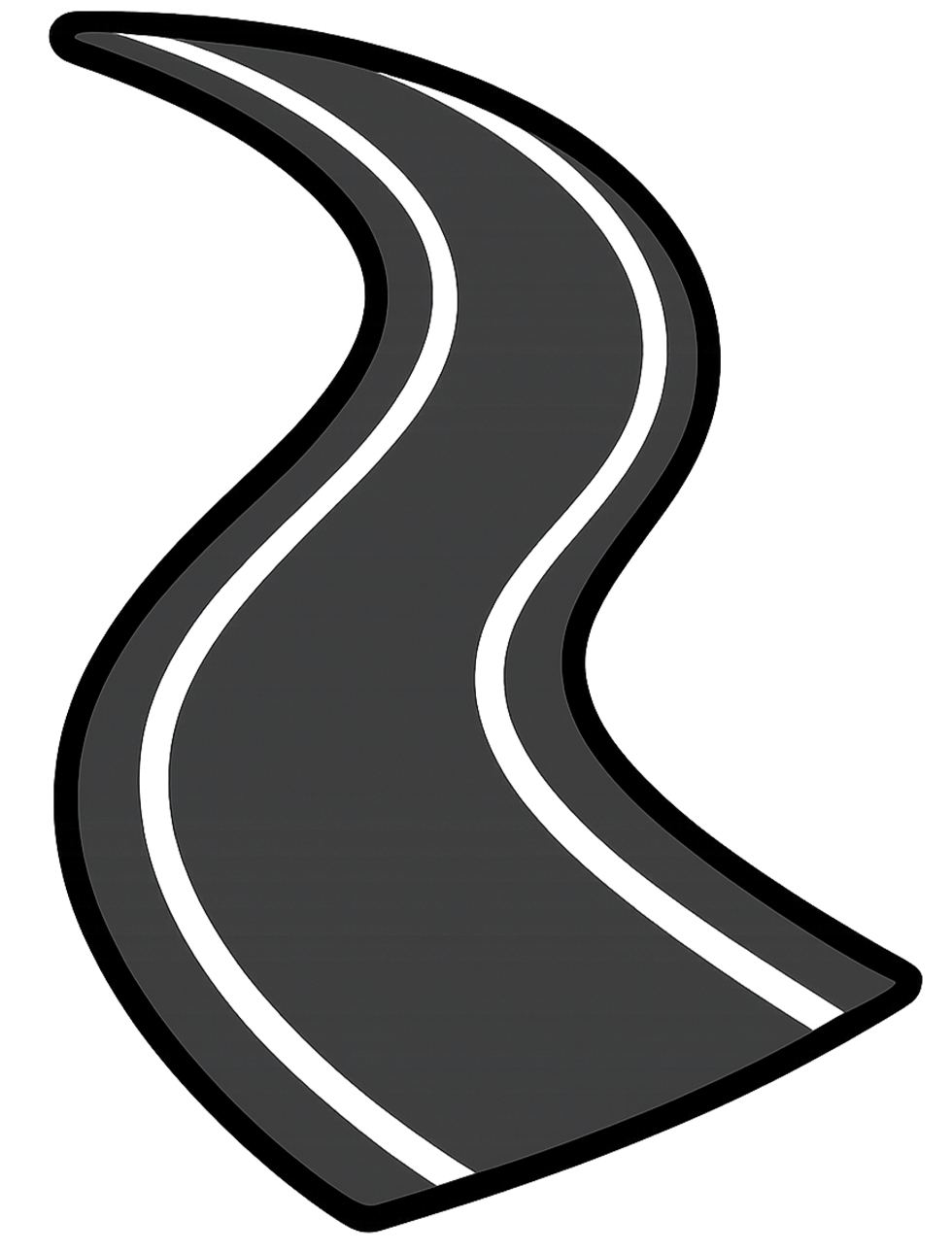 Curved Cartoon Road PNG Transparent – Winding Road Illustration curved cartoon road png transparent winding road illustration game road element
