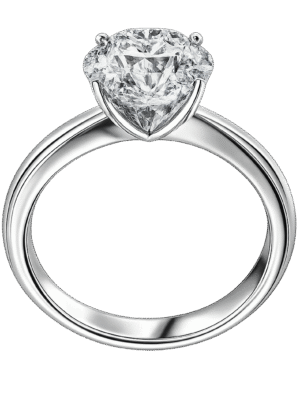 engagement ring png transparent diamond heart shape silver ring
