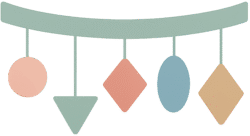 Minimal Toran PNG – Modern Geometric Toran PNG Transparent minimal toran png modern geometric toran decoration transparent background minimal festive toran png