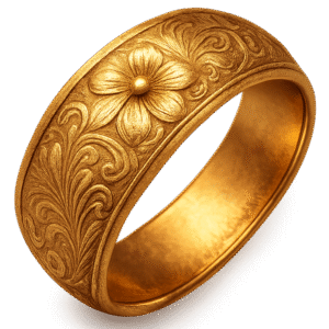 traditional gold ring png transparent engraved wedding ring high resolution jewelry design