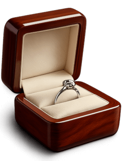 wooden ring box png transparent engagement ring case wooden jewelry box high resolution