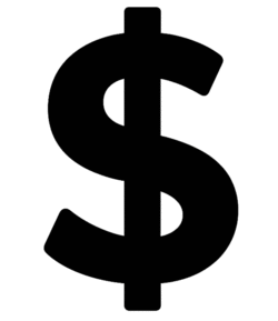 Currency Icon PNG Free Download Currency Icon PNG black dollar currency symbol with transparent background for finance, banking, payment, and money-related designs