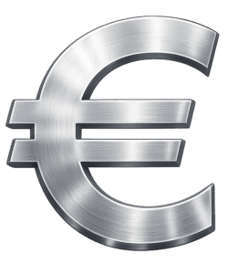 Flat Euro Icon PNG Free Download Flat Euro Icon PNG metallic silver euro currency symbol with transparent background for finance and banking designs