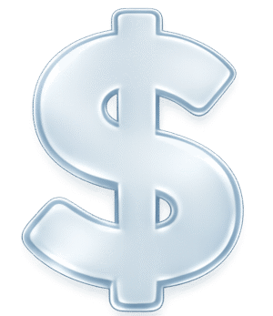 Glass Dollar Icon PNG transparent frosted glass dollar symbol with modern currency and finance design