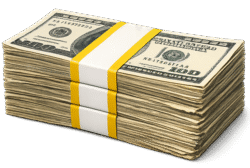 realistic money stack png cash bundle dollar notes transparent background high resolution