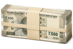 rupee notes bundle png ₹500 currency stack transparent background indian money bundle high resolution
