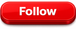 3D Follow Button PNG Glossy red pill-shaped 3D Follow Button PNG with bold white text for engaging social media video overlays and web mockups.