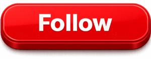 3D Follow Button PNG Glossy red pill-shaped 3D Follow Button PNG with bold white text for engaging social media video overlays and web mockups.