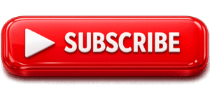 Glossy red pill-shaped 3D Subscribe Button with a white play icon and bold text for engaging YouTube video overlays.