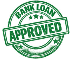 Bank Loan Approved PNG (Transparent Background) – Free Download Bank Loan Approved PNG – Transparent Approved Loan Stamp for Banking & Finance
