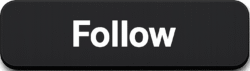 Minimalist pill-shaped Black YouTube Follow Button PNG with clean white typography for sleek social media video overlays.
