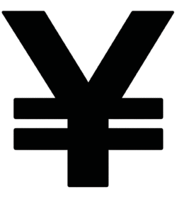 Blank Yen Icon PNG | Transparent Yen Currency Symbol Blank Yen Icon PNG with Transparent Background for Banking, Finance & Currency Design