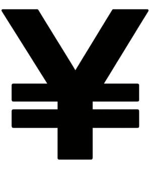 Blank Yen Icon PNG with Transparent Background for Banking, Finance & Currency Design