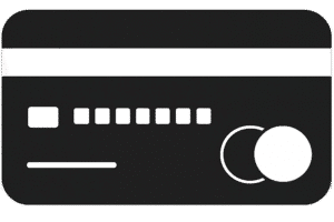 Credit Card Icon PNG – Black Credit Card Transparent Payment Icon