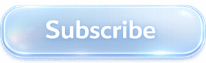 Pill-shaped translucent Glassmorphism Subscribe Button with glowing white edges and text for modern video UI overlays.