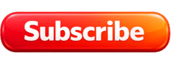 Gradient Subscribe Button Red glossy Gradient Subscribe Button with dynamic motion lines and bold white text for YouTube video overlays.