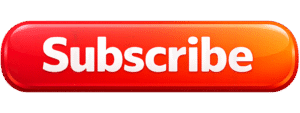 Red glossy Gradient Subscribe Button with dynamic motion lines and bold white text for YouTube video overlays.