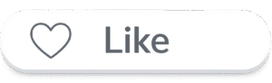 White pill-shaped Instagram Like Button PNG with a grey heart outline and text for social media video overlays and app UI