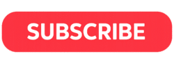 Red rounded Minimal Flat Subscribe Button with white text for modern video overlays and clean YouTube channel UI design