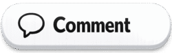 3D white pill-shaped Modern Instagram Comment Button PNG with a speech bubble icon for sleek social media video overlays