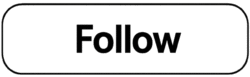Minimalist black and white Outline Follow Button PNG vector graphic for social media video overlays and app UI design