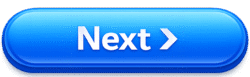Glossy 3D blue Pill Next Button PNG with white text and arrow for website navigation and app UI design