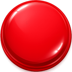 Glossy 3D circular Red Record Button PNG for video recording interfaces, audio apps, and multimedia UI design