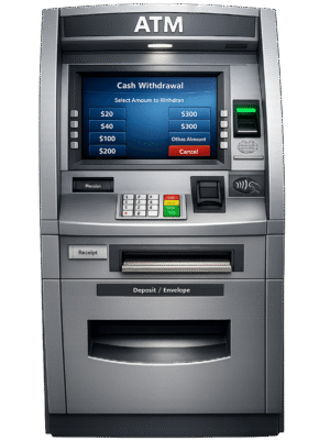 ATM Machine Icon PNG (Transparent Background) – Free Download ATM Machine Icon PNG – Transparent ATM Machine Icon for Banking, Cash Withdrawal & Financial UI