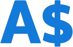 Australian Dollar Icon PNG Transparent AUD Currency Symbol Illustration