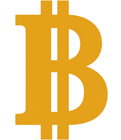 Baht Currency Icon PNG in gold with transparent background for finance and banking projects