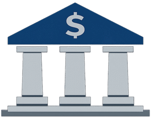 Banking Icon PNG – Transparent Bank Building Finance Icon
