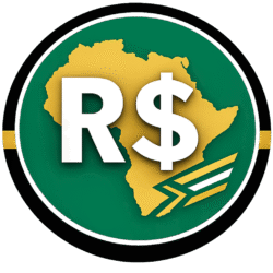 Rand Currency Icon PNG | South African Rand Symbol Transparent Rand Currency Icon PNG with Transparent Background for Banking, Finance & Currency Design