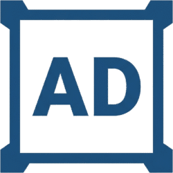 Ads Advertising Square Frame Icon PNG Ads advertising square frame icon featuring blue AD text within a structured blue square frame outline.