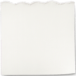 Sticky note torn edge realistic featuring a white paper memo with a rough textured top border.
